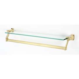 Cube A6527-25-PB Modern Towel Bar in Polished Brass