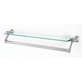 Cube A6527-25-SN Modern Towel Bar in Satin Nickel