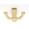 Cube A6584-PB Modern Robe Hook in Polished Brass