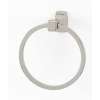 Cube A6540-SN Modern Towel Ring 6-in in Satin Nickel