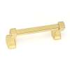 Cube A6562-PB Modern Tissue Holder in Polished Brass