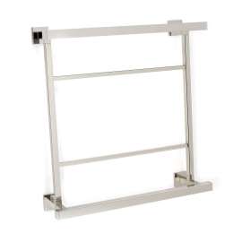 Modern Towel Rack in Polished Nickel