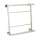Modern Towel Rack in Polished Nickel