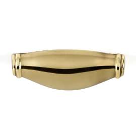 Charlie's Collection A626-3-PA Cup Pull Transitional in Polished Antique