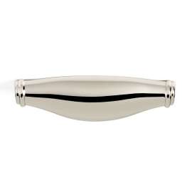Charlie's Collection A626-3-PN Cup Pull Transitional in Polished Nickel