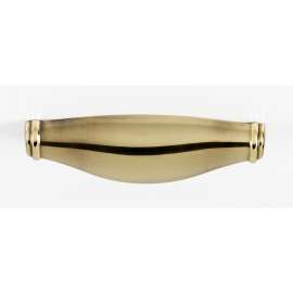 Charlie's Collection A626-4-PA Cup Pull Transitional in Polished Antique