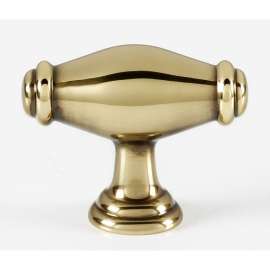 Knob Transitional 1-3/4-in in Polished Antique