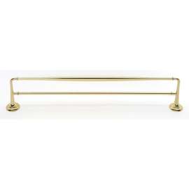 Charlie's Collection A6725-24-PB Double Towel Bar Transitional in Polished Brass