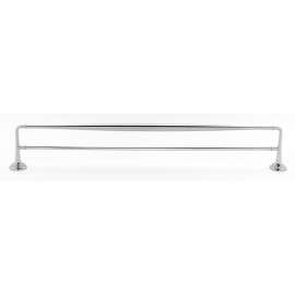 Double Towel Bar Transitional in Polished Chrome