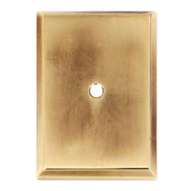 Escutcheon Backplate Escutcheons 2-5/8-in in Polished Antique
