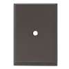 Escutcheon Backplate Escutcheons 1-7/8-in in Chocolate Bronze