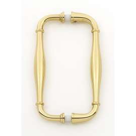 Charlie's Collection G726-6-PB Back-to-Back Pull Traditional in Polished Brass