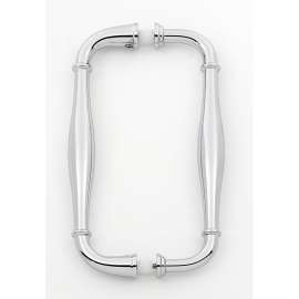 Charlie's Collection G726-6-PC Back-to-Back Pull Traditional in Polished Chrome