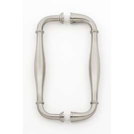 Charlie's Collection G726-6-SN Back-to-Back Pull Traditional in Satin Nickel