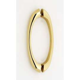 C855 Series G855-6-PB Back-to-Back Pull Modern in Polished Brass