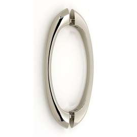 C855 Series G855-6-PN Back-to-Back Pull Modern in Polished Nickel