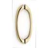 Back-to-Back Pull Modern in Polished Antique