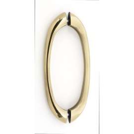 Back-to-Back Pull Modern in Polished Antique