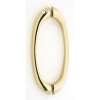 Back-to-Back Pull Modern in Polished Brass