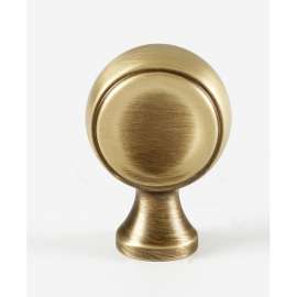 Knob Transitional 7/8-in in Antique English Matte