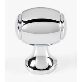 Knob Transitional 1-in in Polished Chrome