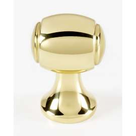 Knob Transitional 3/4-in in Polished Brass