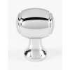 Knob Transitional 3/4-in in Polished Chrome
