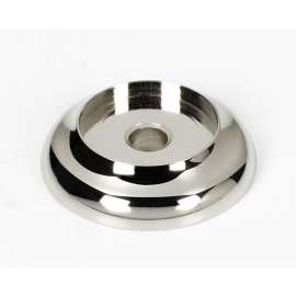 Backplate Transitional 1-in in Polished Nickel