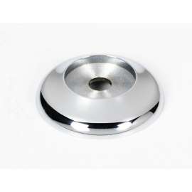 Backplate Transitional 1-1/4-in in Polished Chrome