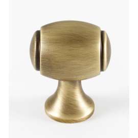 Knob Transitional 1-1/8-in in Antique English Matte