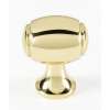 Knob Transitional 1-1/8-in in Polished Brass