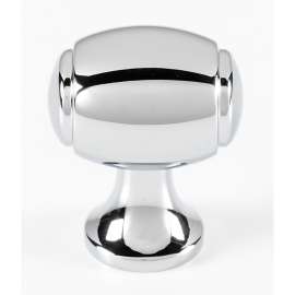 Knob Transitional 1-1/8-in in Polished Chrome