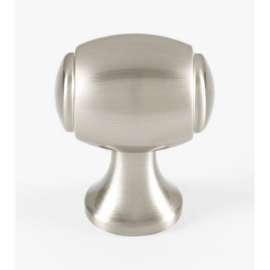 Knob Transitional 1-1/8-in in Satin Nickel