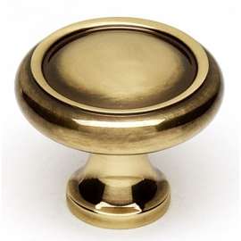 A1150-PA Knob Traditional 1-in in Polished Antique