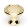 A1150-PB Knob Traditional 1-in in Polished Brass
