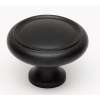 A1160-MB Knob Traditional 1-1/2-in in Matte Black