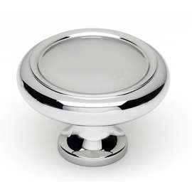 A1160-PC Knob Traditional 1-1/2-in in Polished Chrome