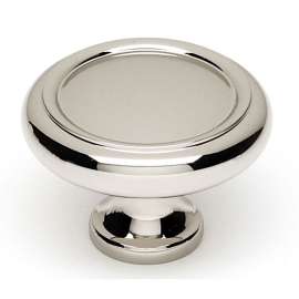 A1160-PN Knob Traditional 1-1/2-in in Polished Nickel