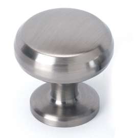 A1174-SN Knob Traditional 1-1/4-in in Satin Nickel