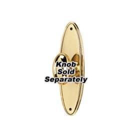 Escutcheon Traditional 3-in in Polished Brass