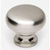 A1134-SN Knob Traditional 1-1/4-in in Satin Nickel