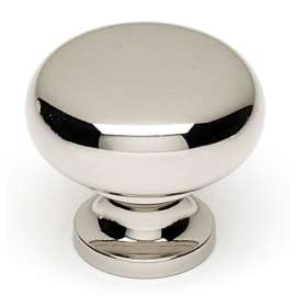 A1134-PN Knob Traditional 1-1/4-in in Polished Nickel