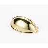 A1350-PB Cup Pull Modern in Polished Brass