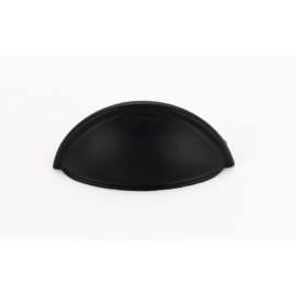 A1350-MB Cup Pull Modern in Matte Black