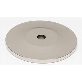 Knob Backplate Traditional 1-3/4-in in Polished Chrome