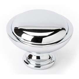 A1145-PC Knob Traditional 1-1/4-in in Polished Chrome