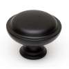 A1145-MB Knob Traditional 1-1/4-in in Matte Black
