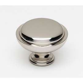 A1146-PN Knob Traditional 1-1/2-in in Polished Nickel
