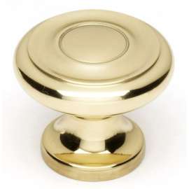 A1047-PB Knob Traditional 1-in in Polished Brass