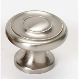 A1049-SN Knob Traditional 1-1/4-in in Satin Nickel